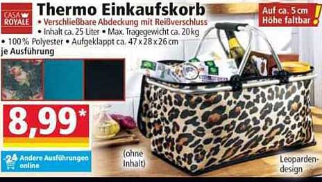 Thermo Einkaufskorb