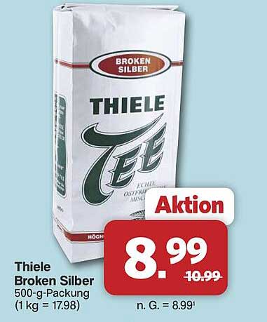 Thiele Broken Silber 500-g-Packung (1 kg = 17.98)