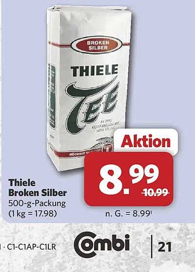 Thiele Broken Silber 500-g-Packung (1 kg = 17.98)