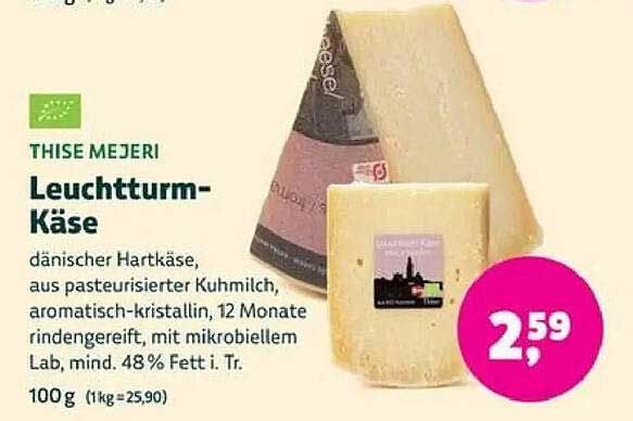 THISE MEJERI Leuchtturm-Käse