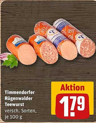 Timmendorfer Rügenwalder Teewurst