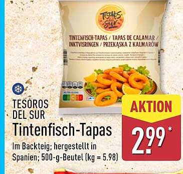 Tintenfisch-Tapas