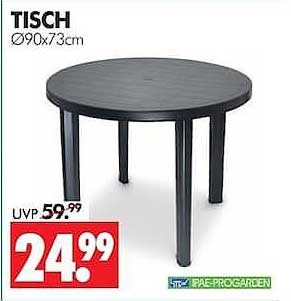 TISCH Ø90x73cm