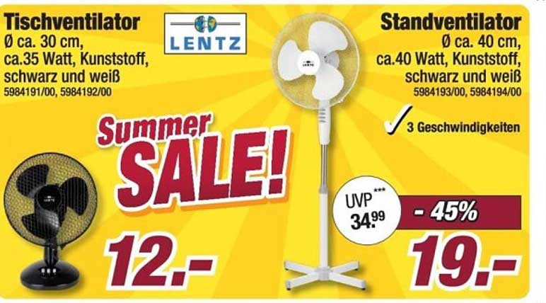 Tischventilator