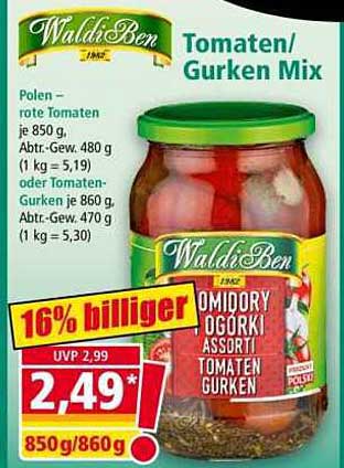 Tomaten/Gurken Mix
