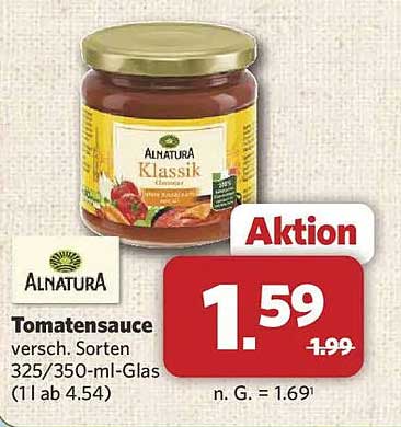Tomatensauce versch. Sorten 325/350-ml-Glas (1l ab 4.54)