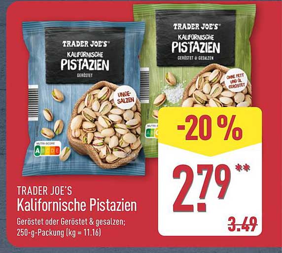 TRADER JOE'S Kalifornische Pistazien
