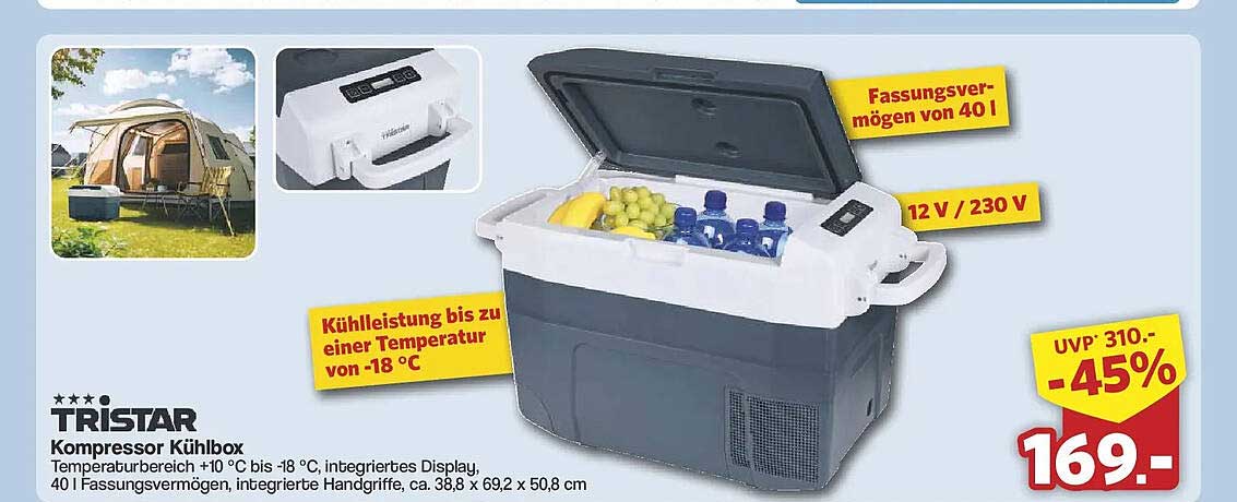 TRISTAR Kompressor Kühlbox