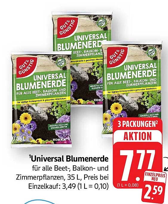 Universal Blumenerde