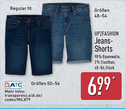 UP2FASHION Jeans-Shorts