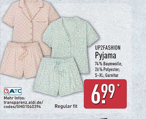 UP2FASHION Pyjama