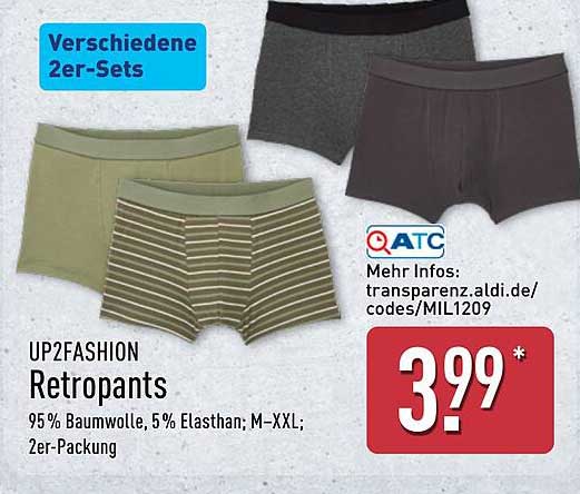 UP2FASHION Retropants