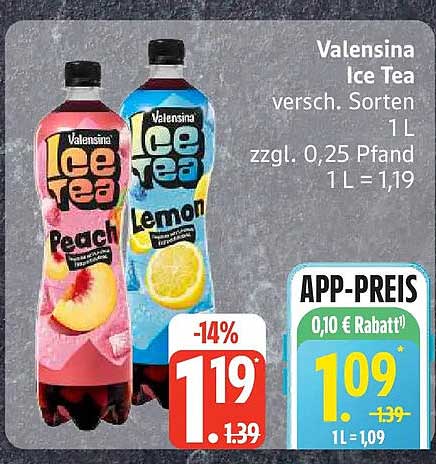 Valensina Ice Tea versch. Sorten