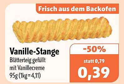 Vanille-Stange