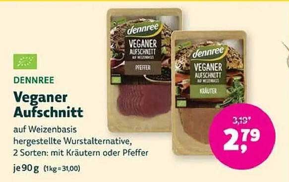 Veganer Aufschnitt