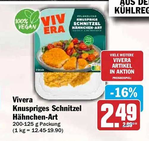 Vivera Knuspriges Schnitzel Hähnchen-Art