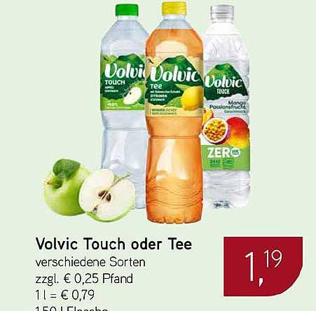 Volvic Touch oder Tee verschiedene Sorten