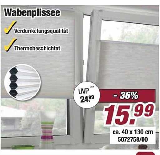 Wabenplissee