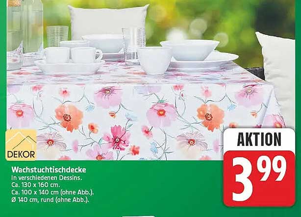 Wachstuchtischdecke