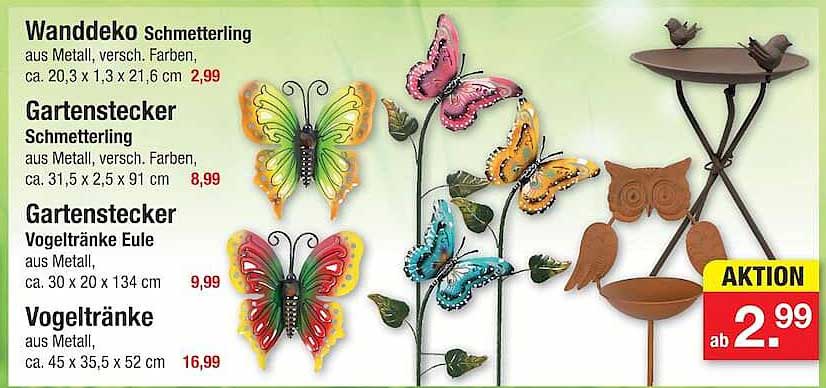 Wanddeko Schmetterling