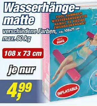 Wasserhänge-matte