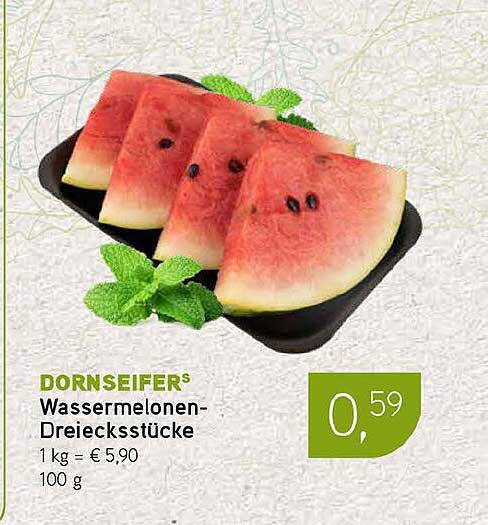 Wassermelonen-Dreiecksstücke