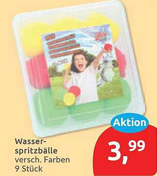 Wasserspritzbälle versch. Farben 9 Stück