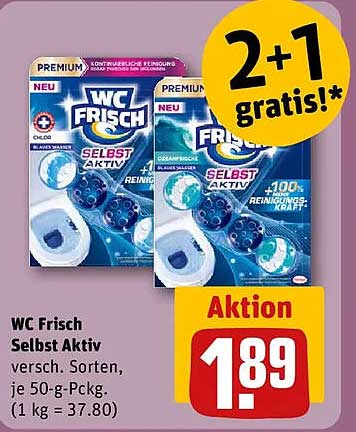 WC Frisch Selbst Aktiv
