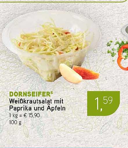 Weißkrautsalat mit Paprika und Äpfeln
