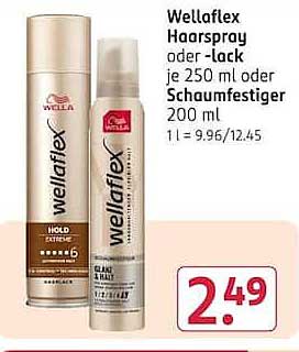 Wellaflex Haarspray oder -lack je 250 ml oder Schaumfestiger 200 ml