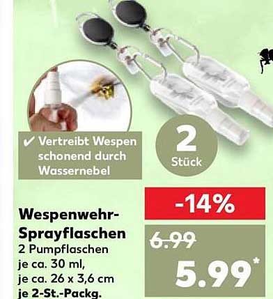 Wespenwehr-Sprayflaschen