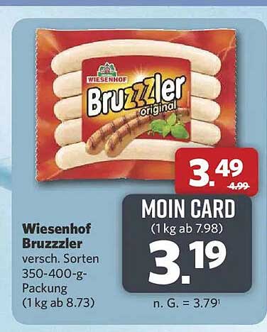 Wiesenhof Bruzzzler versch. Sorten 350-400-g-Packung (1 kg ab 8.73)