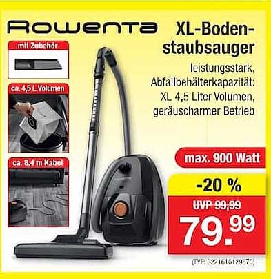 XL-Boden-staubsauger
