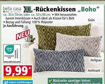 XL-Rückenkissen „Boho“