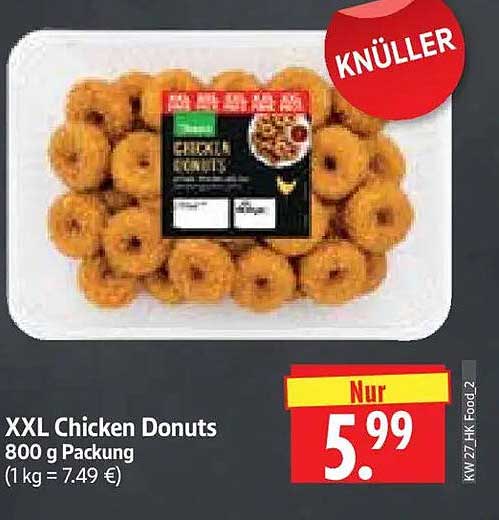 XXL Chicken Donuts 800 g Packung