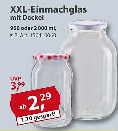 XXL-Einmachglas mit Deckel