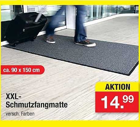 XXL-Schmutzfangmatte versch. Farben