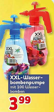 XXL-Wasserbombenpumpe mit 100 Wasser-Bomben