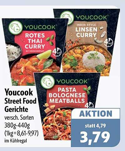 Youcook Street Food Gerichte