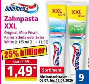 Zahnpasta XXL