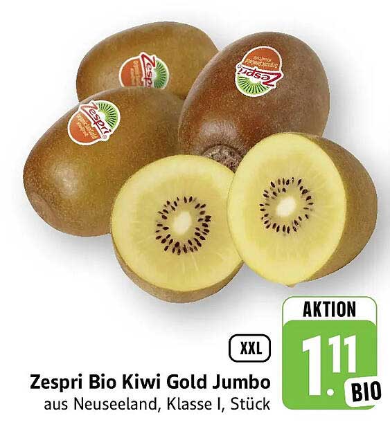 Zespri Bio Kiwi Gold Jumbo