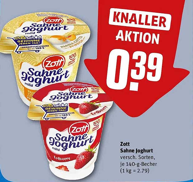 Zott Sahne Joghurt