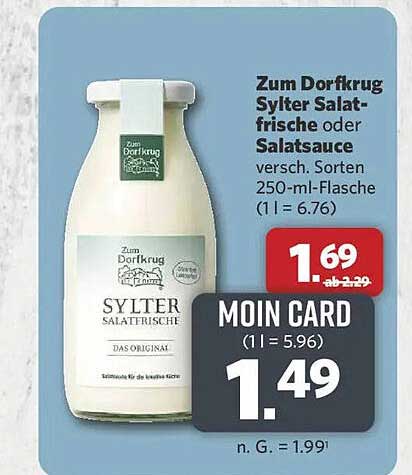 Zum Dorfrug Sylter Salat-frische oder Salatsauce versch. Sorten 250-ml-Flasche