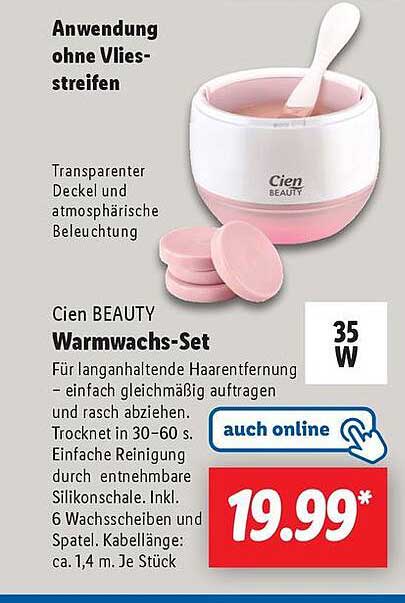 Cien BEAUTY Warmwachs-Set