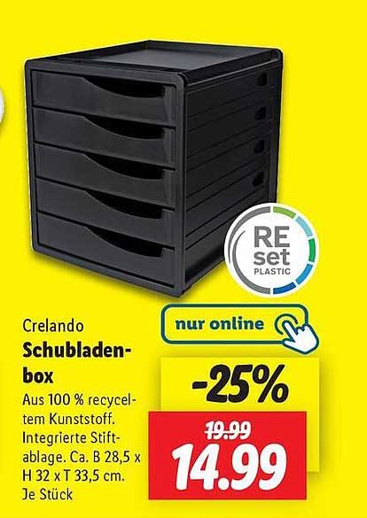 Crelando Schubladenbox
