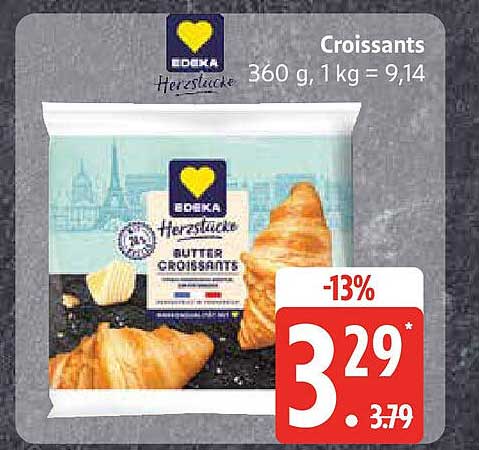 EDEKA Butter Croissants 360 g