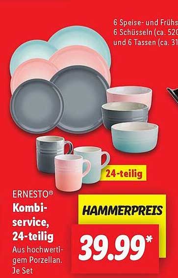 ERNESTO® Kombi-Service, 24-teilig