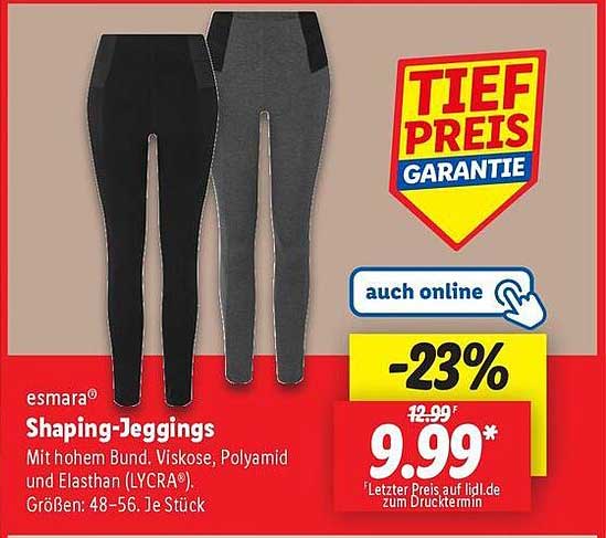 Esmara Shaping-Jeggings mit hohem Bund