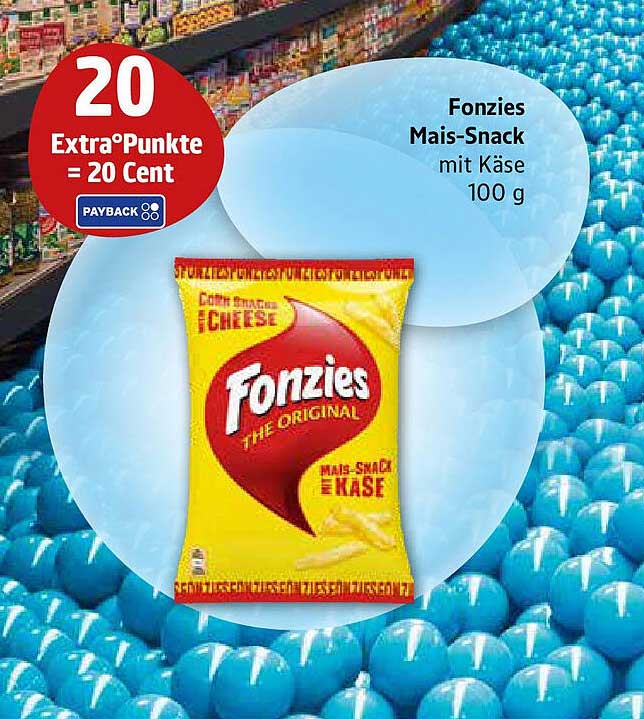 Fonzie Mais-Snack mit Käse 100 g