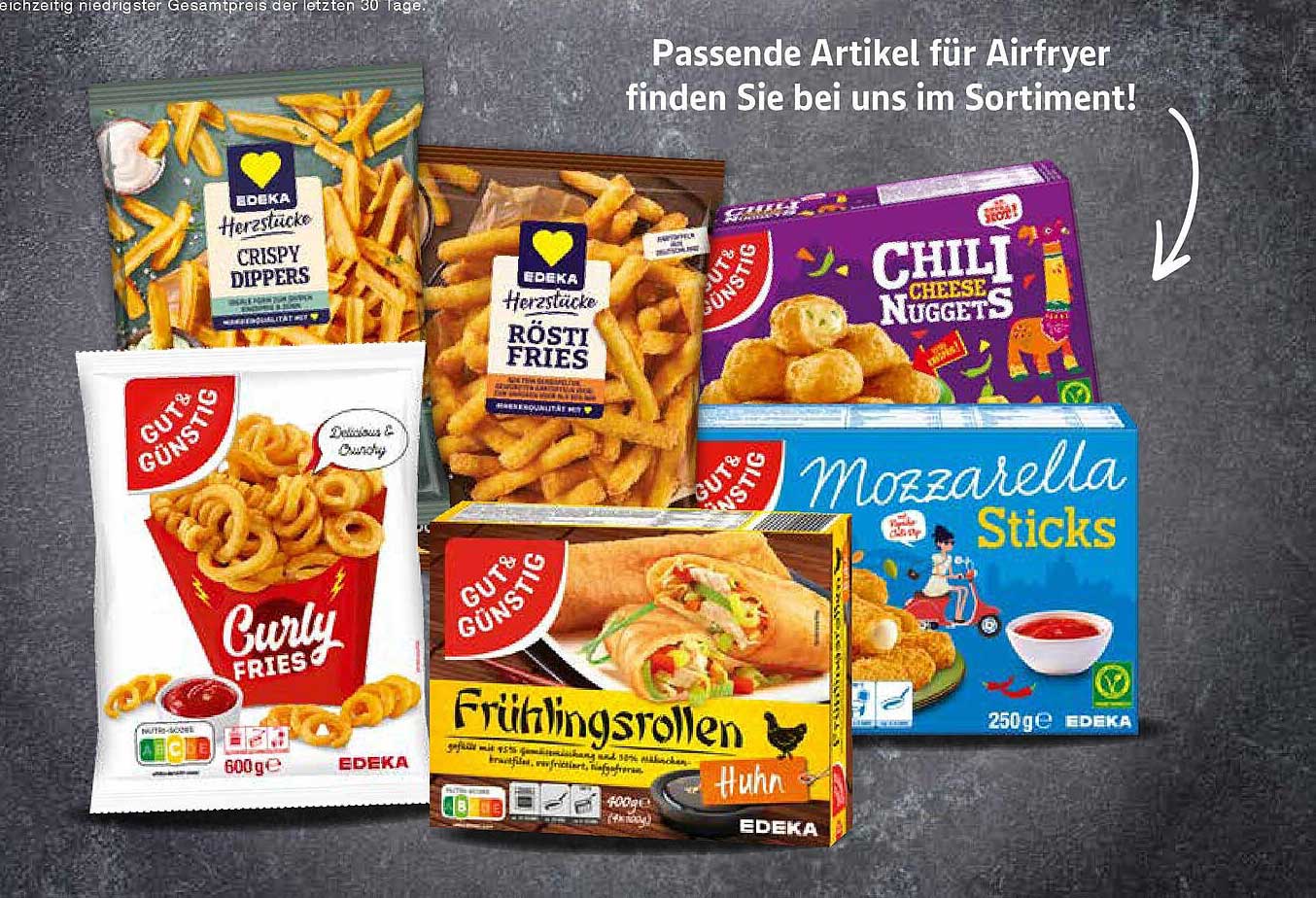 Herzhafte Snacks von Edeka: Crispy Dippers, Rösti Fries und mehr!